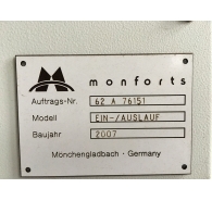 Used Monforst Sanforizing machine 